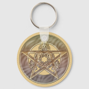 Porte-clés Porte - clé en pastel décoratif de pentagramme d