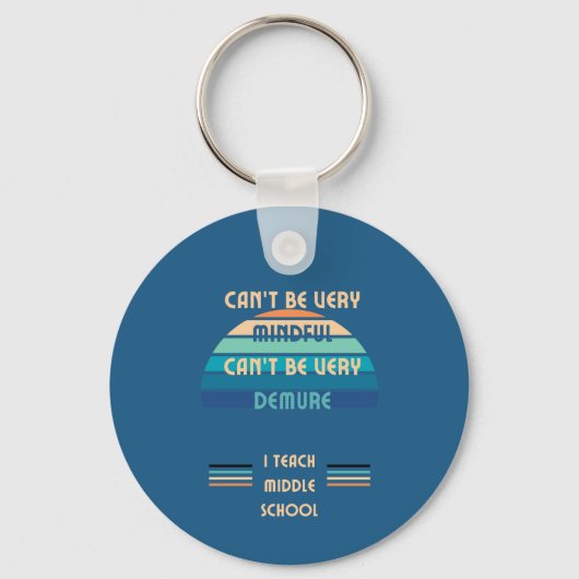 Porte-clés Porte - clé enseignant de l'école secondaire atten (Recto)