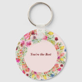 Porte-clés Porte - clé enseignant exceptionnel et couronne (Verso)