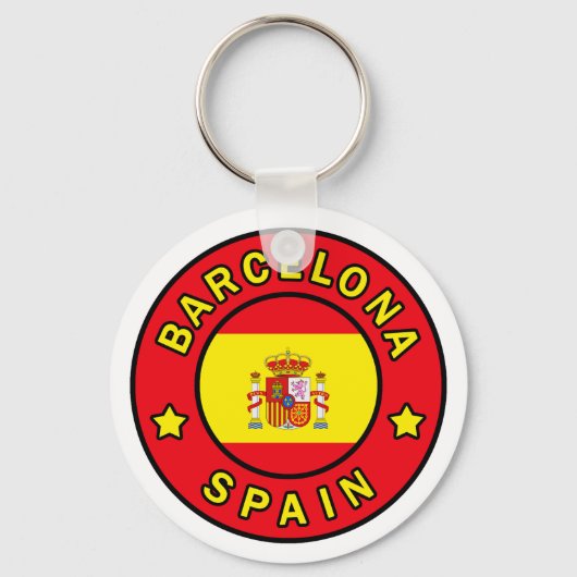 Porte-clés Porte - clé Espagne de Barcelone (Recto)
