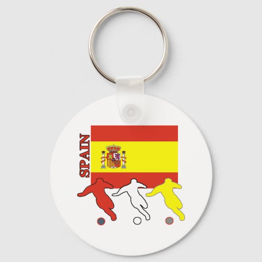 Porte-clés Porte - clé Espagne de football (Recto)