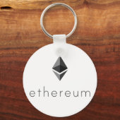 Porte-clés Porte - clé Ethereum avec nom (Recto)
