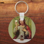 Porte-clés Porte - clé eucharistique Jésus (Recto)
