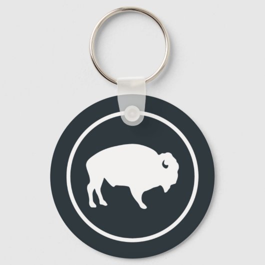 Porte-clés Porte - clé extérieur de Buffalo blanc (Recto)