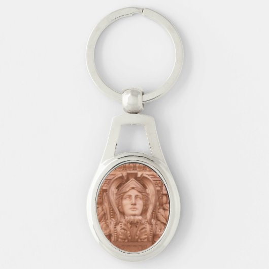 Porte-clés Porte - clé - Face de pierre (Devant)