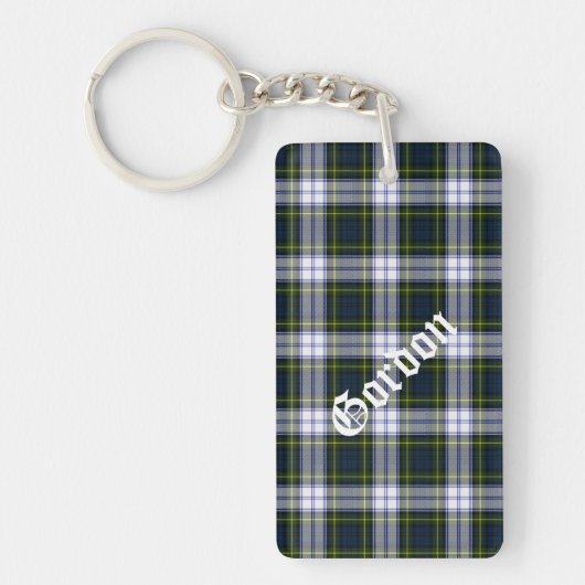 Porte-clés Porte - clé fait sur commande de plaid de tartan (Devant)