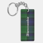 Porte-clés Porte - clé fait sur commande de plaid de tartan (Devant gauche)