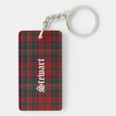 Porte-clés Porte - clé fait sur commande de plaid de tartan (Dos)