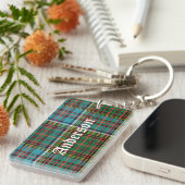 Porte-clés Porte - clé fait sur commande de plaid de tartan (Devant droit)