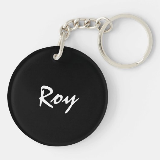 Porte-clés Porte - clé fait sur commande - nom personnalisé (Dos)