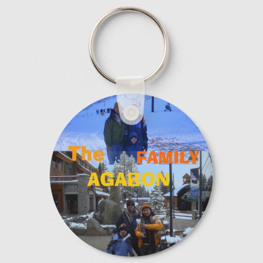 Porte-clés porte - clé familial (Recto)