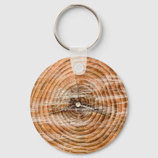 Porte-clés Porte - clé Faux Wood Slice