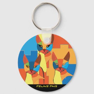 Porte-clés Porte - clé Feline Fine