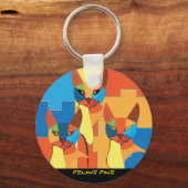 Porte-clés Porte - clé Feline Fine (Recto)