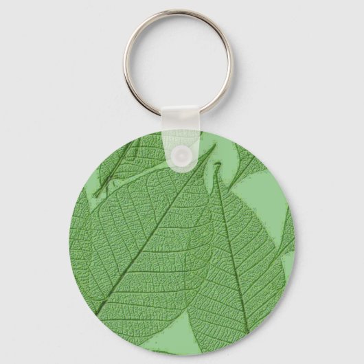 Porte-clés Porte - clé Feuille vert (Recto)