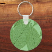 Porte-clés Porte - clé Feuille vert (Recto)