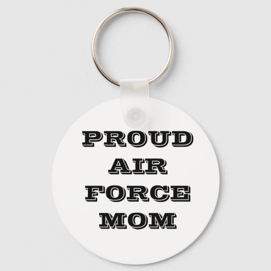 Porte-clés Porte - clé Fier Air Force Maman (Recto)