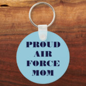 Porte-clés Porte - clé Fier Air Force Maman (Recto)