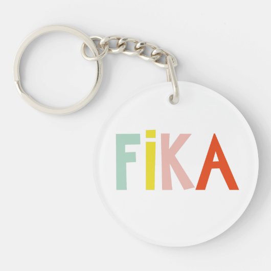 Porte-clés Porte - clé Fika Colors (Devant)