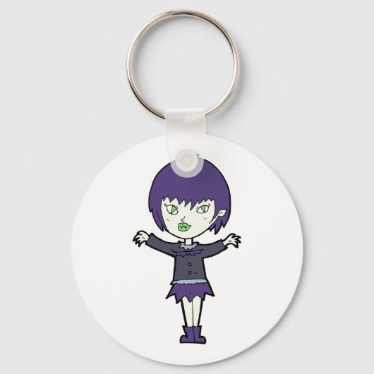 Porte-clés Porte - clé fille vampire (Verso)