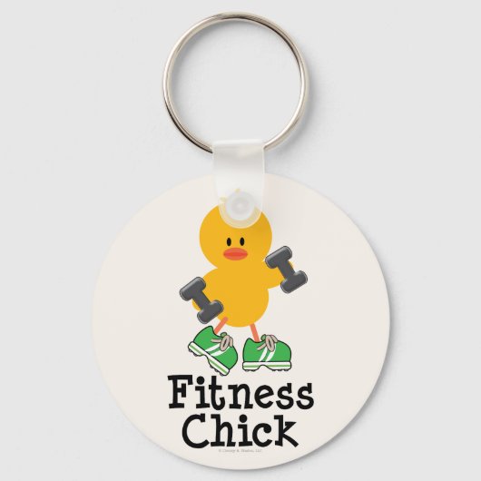 Porte-clés Porte - clé Fitness Chick (Recto)