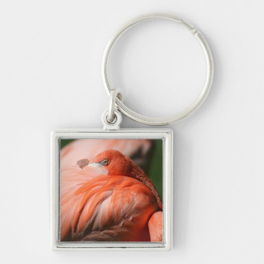 Porte-clés Porte - clé Flamant rose (Devant)