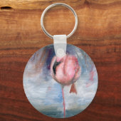 Porte-clés Porte - clé Flamant rose ACEO (Recto)