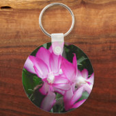 Porte-clés Porte - clé Fleur Cactus de Noël (Recto)