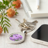 Porte-clés Porte - clé Fleur sauvage pourpre (Côté )