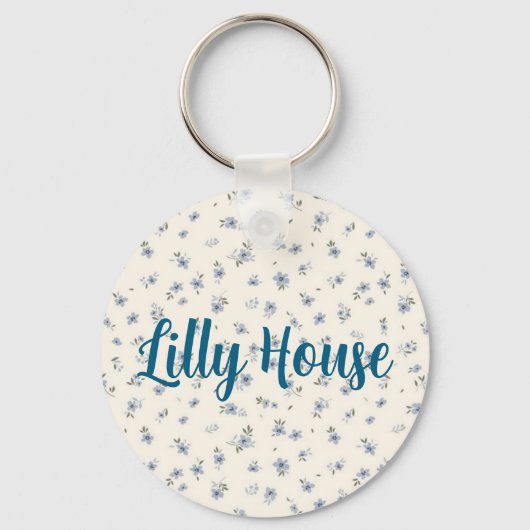 Porte-clés porte - clé floral (Recto)
