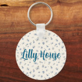 Porte-clés porte - clé floral (Recto)