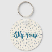 Porte-clés porte - clé floral (Verso)