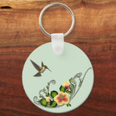 Porte-clés porte - clé floral (Recto)