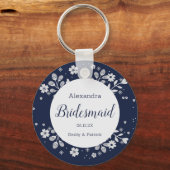 Porte-clés Porte - clé floral blanc (Recto)