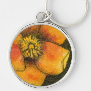 Porte-clés porte - clé floral "Buttercup"