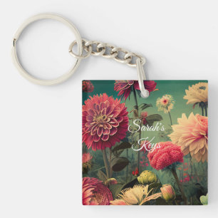Porte-clés Porte - clé Floral Custom Design