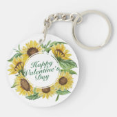 Porte-clés Porte - clé floral de cadre de Saint-Valentin de (Dos)