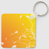 Porte-clés Porte - clé Floral d'or (Dos)