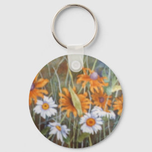 Porte-clés porte - clé floral "Flower Field #1"