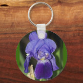 Porte-clés Porte - clé Floral Iris de minuit (Recto)