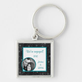 Porte-clés Porte - clé Floral noir