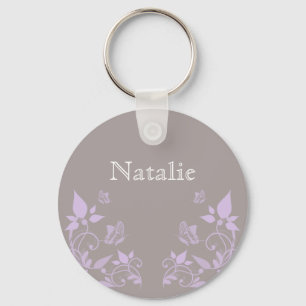 Porte-clés Porte - clé floral papillon Lilac