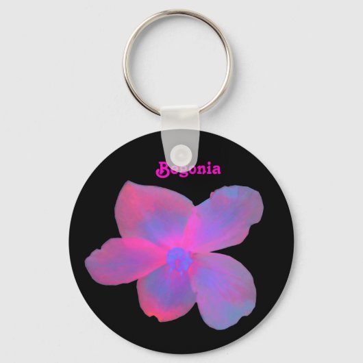 Porte-clés Porte - clé Fluorescent Begonia (Recto)