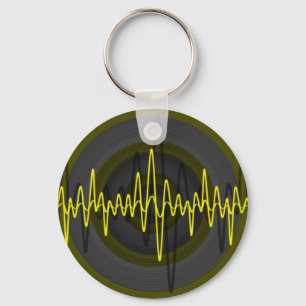 Porte-clés Porte - clé foncé jaune son