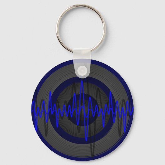 Porte-clés Porte - clé foncé Sound Blue (Recto)