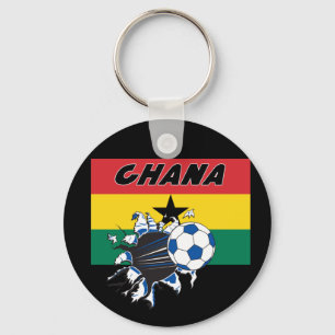 Porte-clés Porte - clé Football de football du Ghana