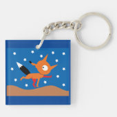 Porte-clés Porte - clé Fox Et Stars (Dos)