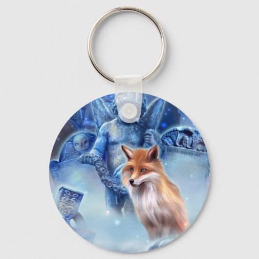 Porte-clés Porte - clé Fox Spirit (Recto)