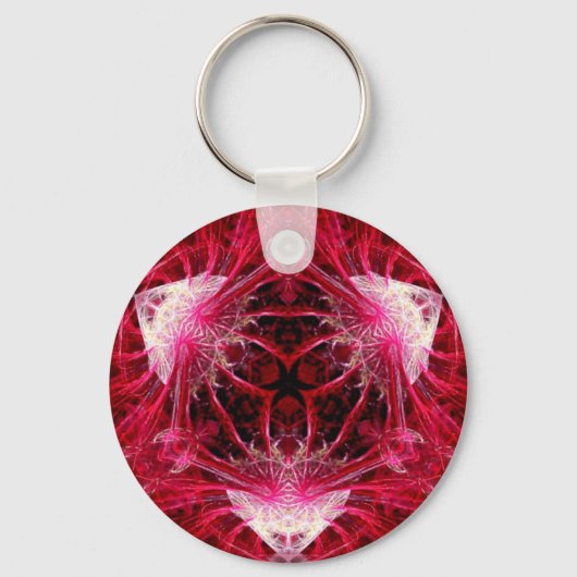 Porte-clés Porte - clé FractalART RedFaces (Recto)