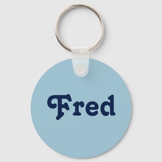 Porte-clés Porte - clé Fred (Recto)